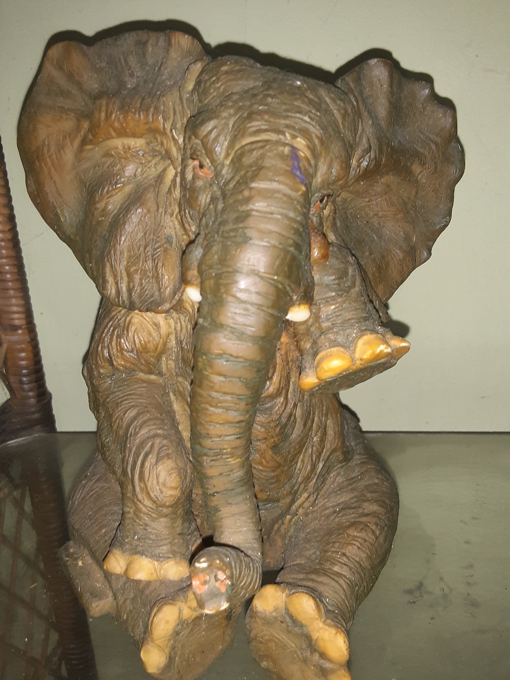 Crying Elephant statue